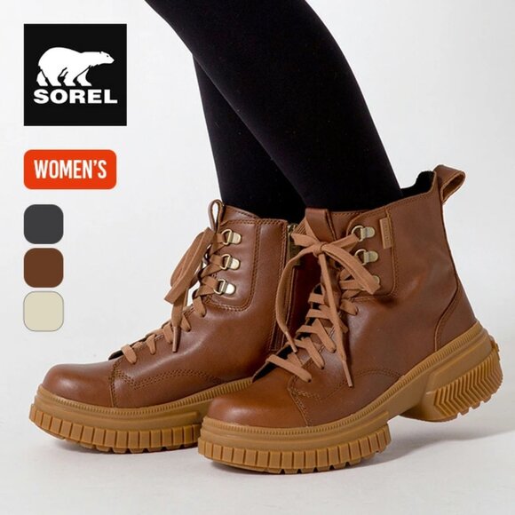 NEW Sorel Ona Ave Chelsea Boots Waterproof, Lace up , Leather for women 1125 7S3 - Picture 1 of 8